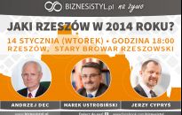 Rzeszów w 2014 roku. Debata BIZNESiSTYL.pl 
