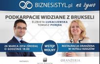 Podkarpacie widziane z Brukseli. Debata BIZNESiSTYL.pl 