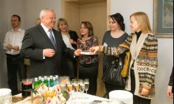 Dziennikarze u Marszałka Województwa na Nowy Rok