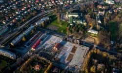 Piękny rynek miejski w Boguchwale