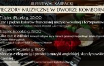 III edycja Festiwalu Karpackiego w Dworze Kombornia