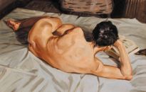 Uczeń Dudy-Gracza na wernisażu w rzeszowskiej galerii