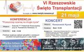 Przeszczep szansą na drugie życie? Święto transplantacji w Rzeszowie