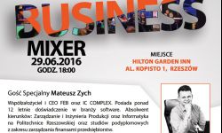 Zainspiruj się historiami StartUpów i przyjdź na wyjątkowy Biznes Mixer w Rzeszowie.