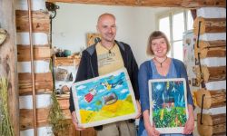 Jola i Maciej Magnuszewscy z "Innej Bajki" w Beskidzie Niskim