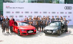 Robert Lewandowski i FC Bayern rozpoczynają nowy sezon za kierownicami Audi 