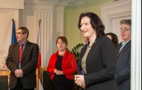 Dziennikarze na spotkaniu opłatkowym u wojewody podkarpackiej