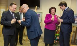 Zarząd województwa na spotkaniu opłatkowym z dziennikarzami