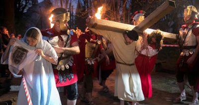 Misterium w Niechobrzu. Widowisko oglądały tłumy