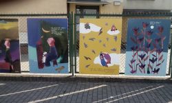 Rzeszów ma "Galerię na płocie". Adelina wisi pierwsza