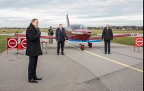 Kluczyki do samolotu Tampico przekazane. Droga kołowania otwarta