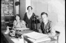 W biurze 1930 r. Fot. Rodzina E. Janusza