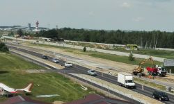 Łatwiej na lotnisko i do Aeropolis. Gotowa część drogi lotniskowej