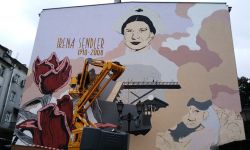 Na terenie dawnego getta powstaje mural poświęcony Irenie Sendlerowej