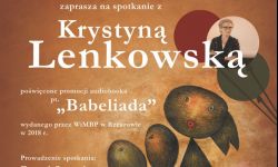 Spotkanie z Krystyną Lenkowską. Audiobook "Babeliada" w prezencie