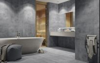 Total look w łazienkowych wnętrzach