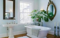 Jasne kolory w domowym spa - a może vintage? 