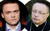 Szymon Hołownia i abp. Grzegorz Ryś na dyskusji w Rzeszowie