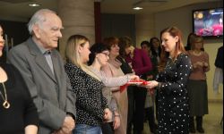 Dziennikarze na spotkaniu opłatkowym z zarządem województwa