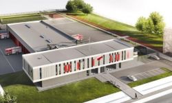 Budynek nowej jednostki straży pożarnej w Rzeszowie już stoi