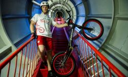 Mężczyzna od kuchni. Z Krystianem Herbą na rowerze