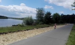 Ścieżka dla pieszych i rowerzystów na Lisiej Górze gotowa we wrześniu