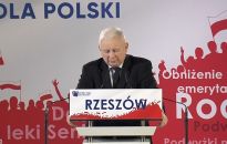 Jarosław Kaczyński na konwencji PiS w Rzeszowie