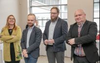 Dziennikarze na spotkaniu opłatkowym z zarządem województwa