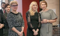 Dziennikarze na spotkaniu opłatkowym z zarządem województwa