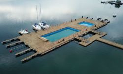 Już w czerwcu otwarcie ekomariny z basenami na Jeziorze Solińskim 