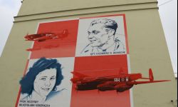 Kapitan Wünsche i jarosławskie asy bitwy o Anglię - z Facebooka na mural