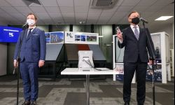 Prezydent Andrzej Duda w ML System. Jest urządzenie wykrywające Covid-19