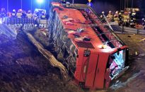 5 osób nie żyje, 41 rannych. Tragiczny wypadek na autostradzie A4