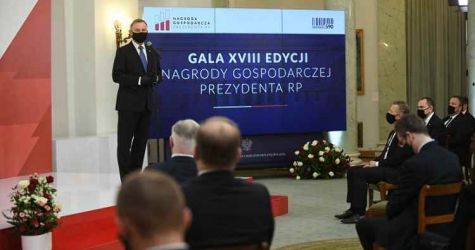 Andrzej Duda wręczył Nagrody Gospodarcze Prezydenta RP