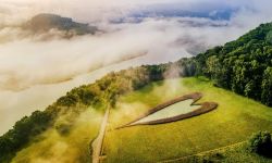 Największe serce w Bieszczadach na stoku Suchego Berda