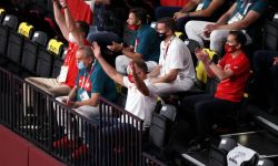 Prezydent Andrzej Duda kibicował polskim olimpijczykom w Tokio