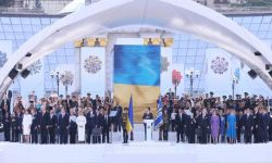 Prezydent Duda bierze udział w obchodach Dnia Niepodległości Ukrainy w Kijowie