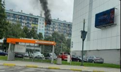 Pożar w wieżowcu na Nowym Mieście w Rzeszowie