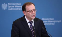 Szef MSWiA: rząd przyjął projekt ustawy o budowie zapory na granicy z Białorusią