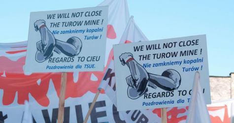 Związkowcy z NSZZ "Solidarność" przed TSUE: zasieki jak podczas wojny