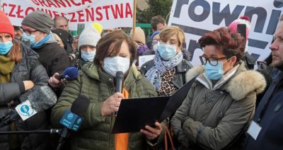 Michałowo: byłe prezydentowe rozmawiały o pomocy migrantom z funkcjonariuszami SG