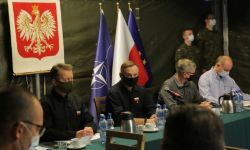 Prezydent: polscy żołnierze i funkcjonariusze odpowiadają na atak hybrydowy w sposób profesjonalny