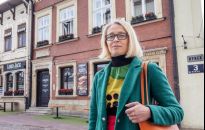 Grażyna Bochenek o Fredzie na spotkaniu autorskim w WiMBP