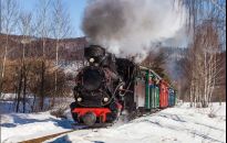 W zimową podróż z Bieszczadzką Kolejką Leśną