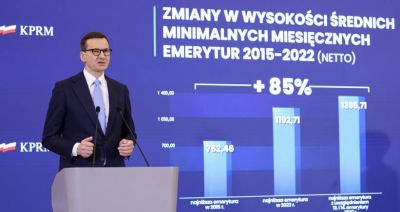 Premier: od marca wyższa waloryzacja rent i emerytur; emeryci otrzymają też czternastki