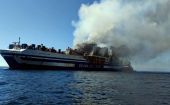 Grecja: jedna ofiara śmiertelna pożaru na statku wycieczkowym; 10 osób wciąż poszukiwanych