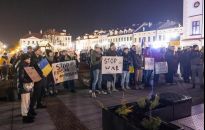 Europo, nie zostawiaj Ukrainy samej. Manifestacja na Rynku