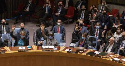 ONZ: Rosja zawetowała rezolucję Rady Bezpieczeństwa ONZ potępiającej agresję Rosji na Ukrainę