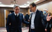 Antony Blinken i Mateusz Morawiecki w Rzeszowie