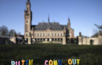 Przedstawiciel Ukrainy przed MTS w Hadze: Rosję trzeba powstrzymać